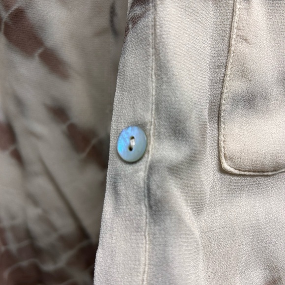 Young Fabulous & Broke Tie-Dye Sleeveless Top - Brown and White - Picture 4 of 7